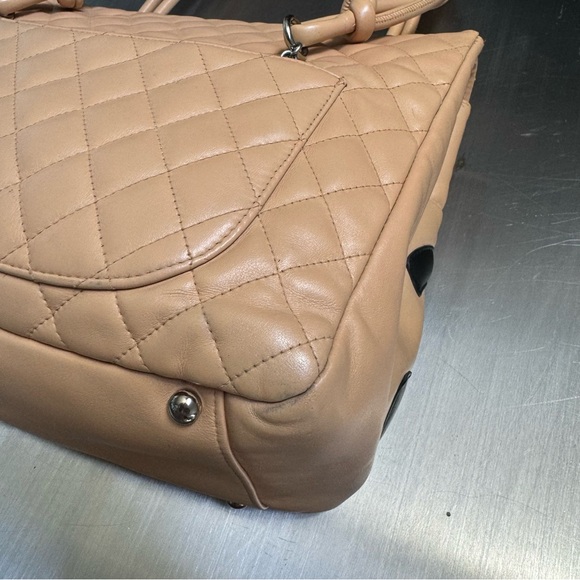 Chanel Calfskin Quilted Cambon Flap in Beige - Picture 6 of 10